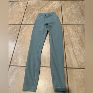 Misty Glade Lululemon Wunder Train Contour Leggings Size 0